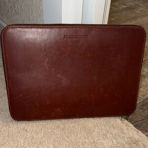 Portland Leather Rich Brown Laptop Case